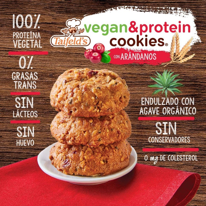 Galletas Veganas Con Arandanos Chispas De Chocolate Taifelds