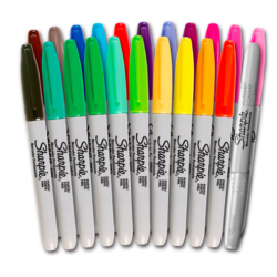 MARCADORES PERMANENTES DE COLORES  SHARPIE 1/22 H-0073