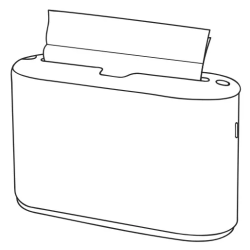 DESPACHADOR DE MESA TORK NEGRO PLASTICO  1/1  H-4450BL