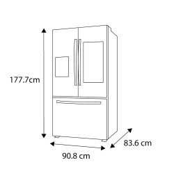 REFRIGERADOR FDR 27 PIES FAMILY HUB NEGRO 1/1 150619