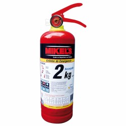 Extintor de Incendios Recargable Rojo 2 Kg Mikels EE-2