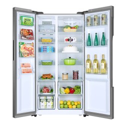 REFRIGERADOR DUPLEX 521 L (19 PIES) INOXIDABLE HAIER 1/1 166750