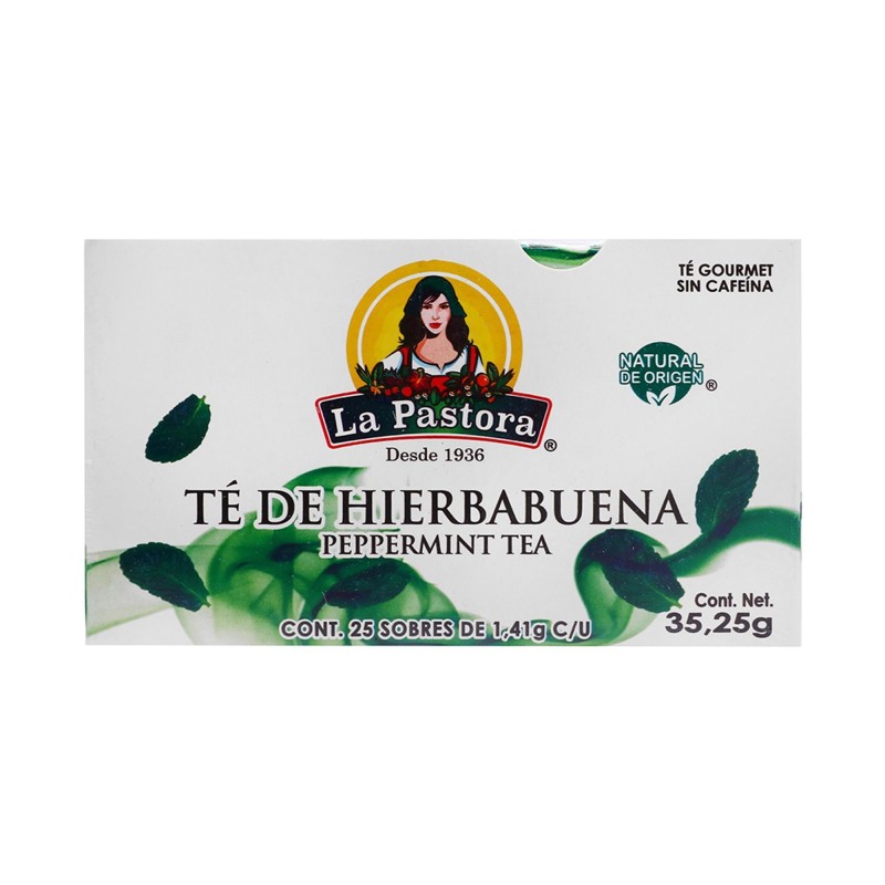 Té de Hierbabuena Caja 25 Piezas La Pastora 1/25