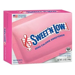 SWEET´N LOW ENDULZANTE 100 SOBRES 1/2 100416