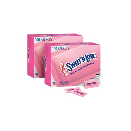 SWEET´N LOW ENDULZANTE 100 SOBRES 1/2 100416