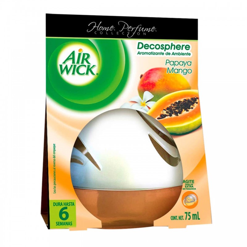 Air Wick Decosphere Aromatizante de Ambiente Papaya & Mango