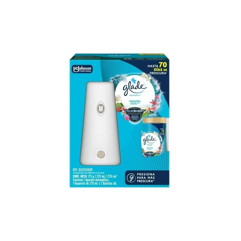 Glade paraíso azul 270 ml