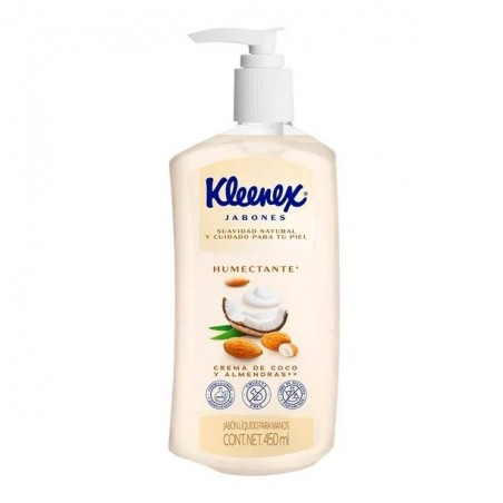 Jabón líquido para manos Kleenex antibacterial de coco y almendras