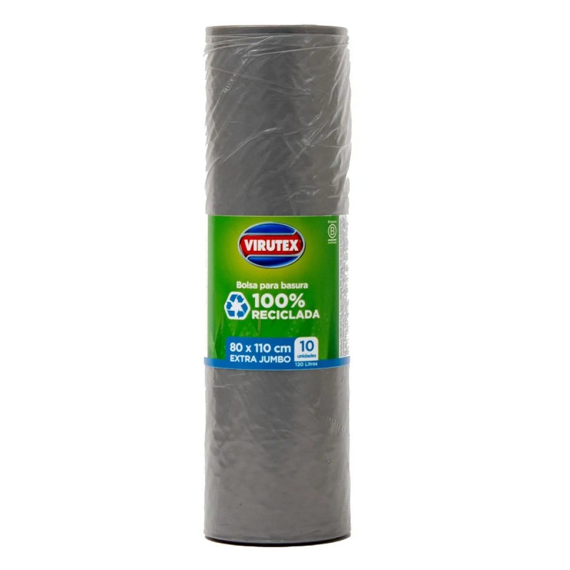 BOLSA RECICLADA EXTRA JUMBO VIRUTEX  80 X 110 CM 1/10  1101174