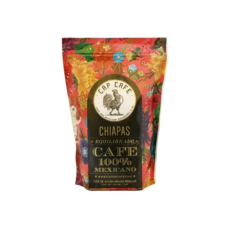 CAFE TOSTADO MOLIDO CAP CHIAPAS 500 GR 1 PZA  1/1 555728