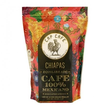 CAFE TOSTADO MOLIDO CAP CHIAPAS 500 GR 1 PZA  1/1 555728