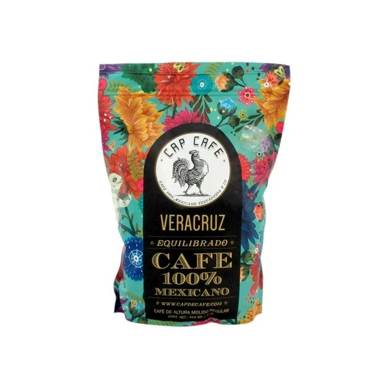 CAFE TOSTADO MOLIDO CAP VERACRUZ 500 GR 1 PZA 1/1 555730