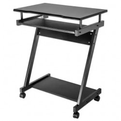 ESCRITORIO COMPACTO PARA COMPUTADORA NEGRO MANHATTAN METAL  1/1  21853