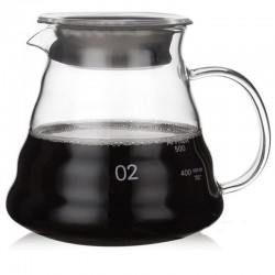 JARRA DE CRISTAL PARA CAFE DE 600ML V60 1/1 556726