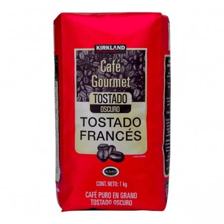 KIRKLAND SIGNATURE CAFÉ EN GRANO GOURMET TOSTADO FRANCES 1 KG  1/1 556727
