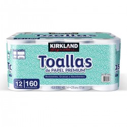 KIRKLAND SIGNATURE TOALLA DESECHABLE 12 PZAS  1/12 PZS 15253