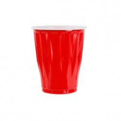 KIRKLAND SIGNATURE VASOS ROJOS DE PLASTICO EXTRA RESISTENTES 240/532 ML 19447