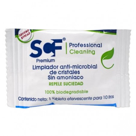 LIMPIACRISTALES ANTIMICROBIAL SIN AMONÍACO TABLETA SCF  1/1 15254