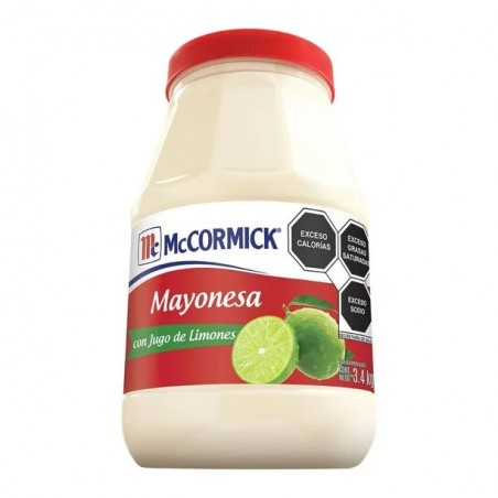 MAYONESA MCCORMICK CON JUGO DE LIMONES 3.4 KG  1/1 19528