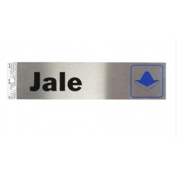 Letrero de Aluminio de Señalización Para Puerta Jale 5 x 20 cm Hy-ko