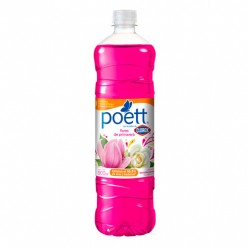 LIMPIADOR AROMATIZANTE POETT PRIMAVERA ANTIBACTERIAL 900 ML 1/12 00280