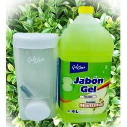 JABON GEL PARA MANOS MANZANA 1/4L 003003