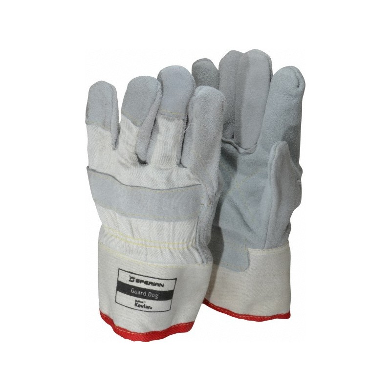Guantes Guardgog Resistentes a Cortes de Kevlar/Cuero Honeywell KV224D