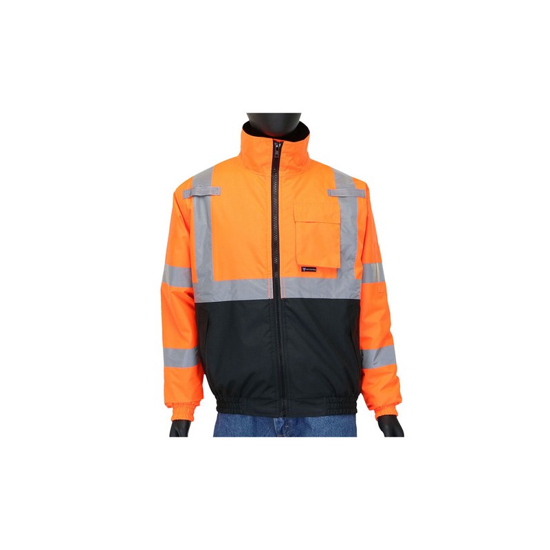 Chamarra de Alta Visibilidad West Chester de Polyester Naranja 47503