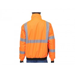 Chamarra de Alta Visibilidad West Chester de Polyester Naranja 47503