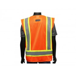 Chaleco de Alta Visibilidad West Chester de Polyester Solido Naranja 47216