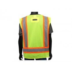 Chaleco de Alta Visibilidad West Chester de Polyester Solido Amarillo 47215