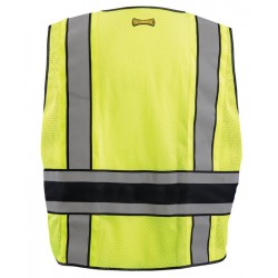 Chaleco de Alta Visibilidad Occunomix de Poliester Malla Amarillo LUX-DPS-DOR-R