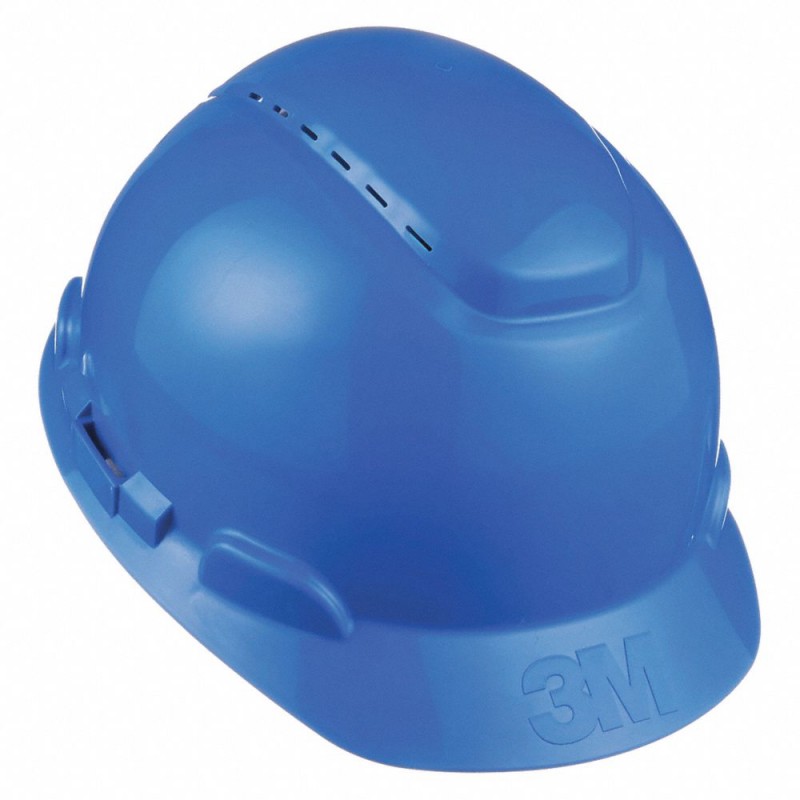 Casco de Polietileno 3M Suspension 4 Puntos Azul H-703V