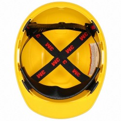 Casco de Polietileno 3M Suspension 4 Puntos Amarillo H-702-P