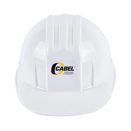 Casco de Polietileno Cabel Suspension 4 Puntos Blanco 126861