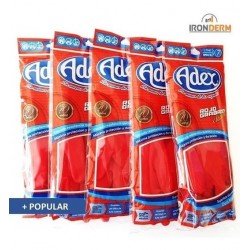 GUANTES ADEX ROJO GRABADO 1/1 10704