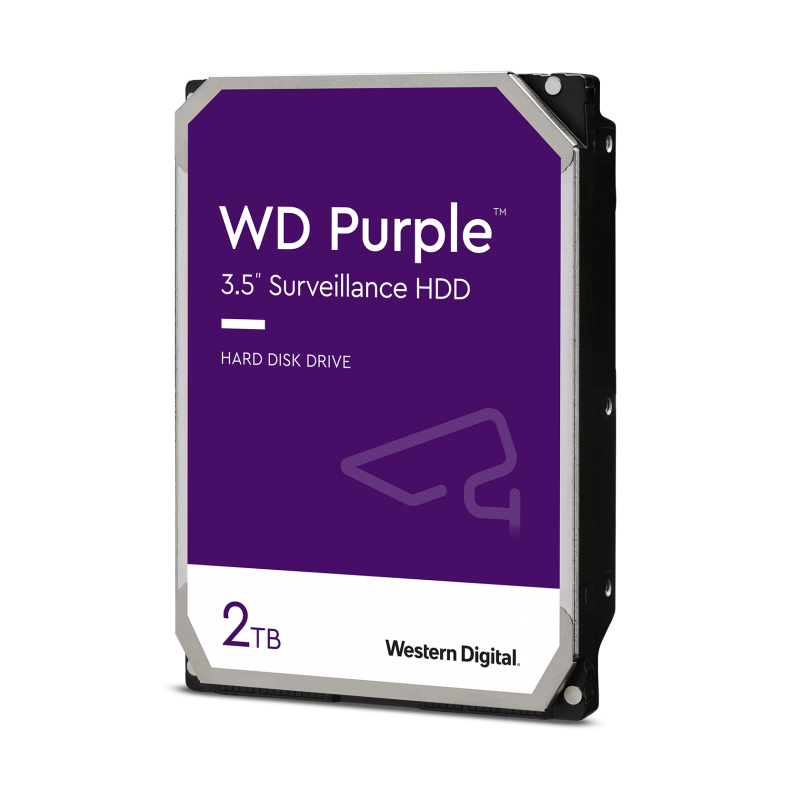 Disco Duro Interno CCTV Western Digital 3.5" WD20PURZ 2TB SATA 3 5400 RPM