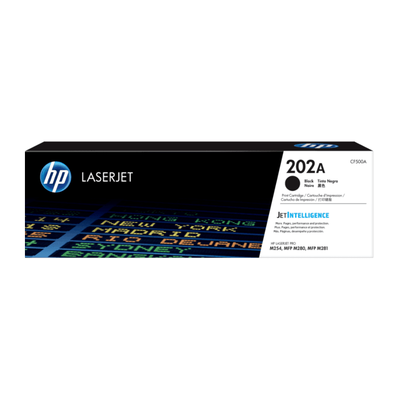 Tóner Hp 202A CF500A  Negro LaserJet Pro