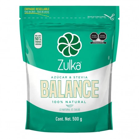 AZUCAR BALANCE BAJA EN CALORIAS ZULKA 500 G