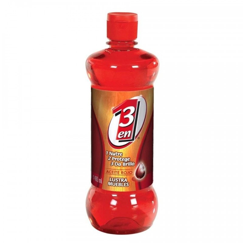 ACEITE LUSTRADOR ROJO 3 EN 1 480 ML 1/1  53106