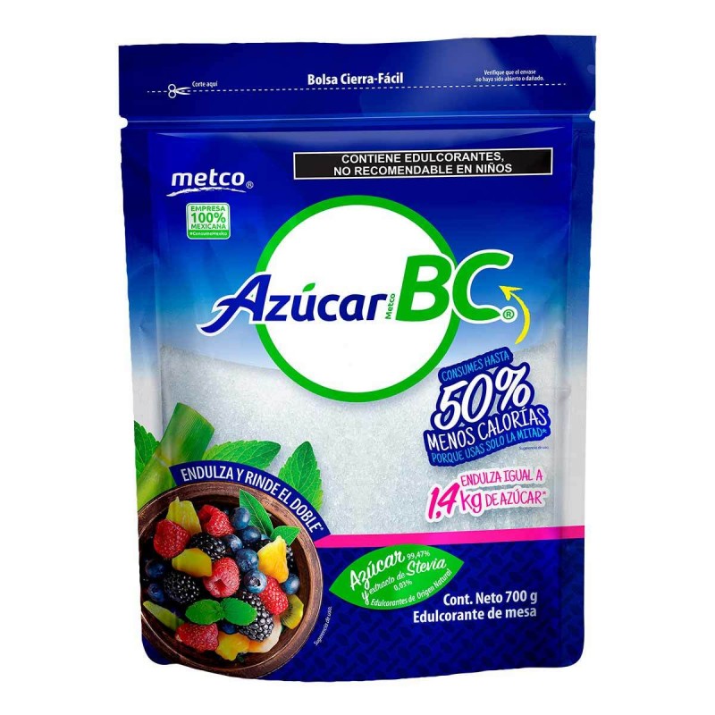 AZUCAR BC BAJA EN CALORIAS METCO 700 G