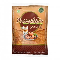 AZUCAR MASCABADO 500G METCO GENUINO