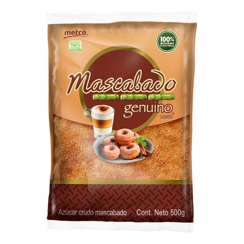 AZUCAR MASCABADO 500G METCO GENUINO