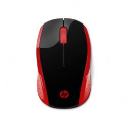 Mouse Inalámbrico Rojo HP 200