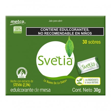 SVETIA ENDULZANTE 30 SOBRES 1/30