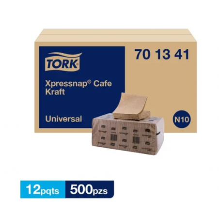 SERVILLETAS TORK XPRESSNAP CAFE 12/500 1/1 701341