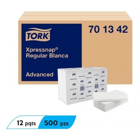 SERVILLETAS TORK XPRESSNAP CAFE 12/500 1/1 701342