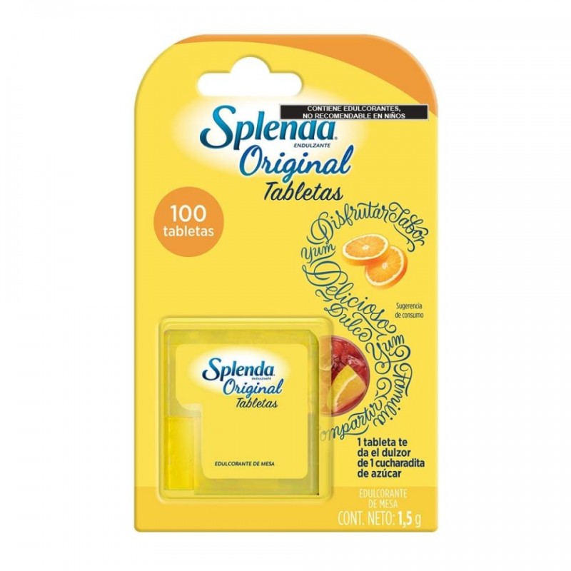 SPLENDA ENDULZANTE 100 TABLETAS  1/100