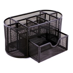 Organizador para Escitorio de Malla Mesh Negro MAE ORM-9