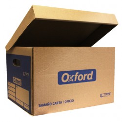 Caja para Archivo Tamaño Carta /Oficio Kraft Oxford